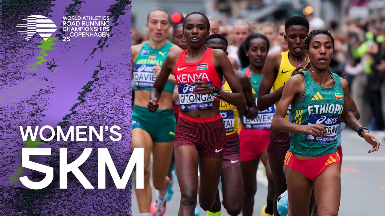 Women's 5km Full Highlight | World Road Running Championships Copenhagen 26