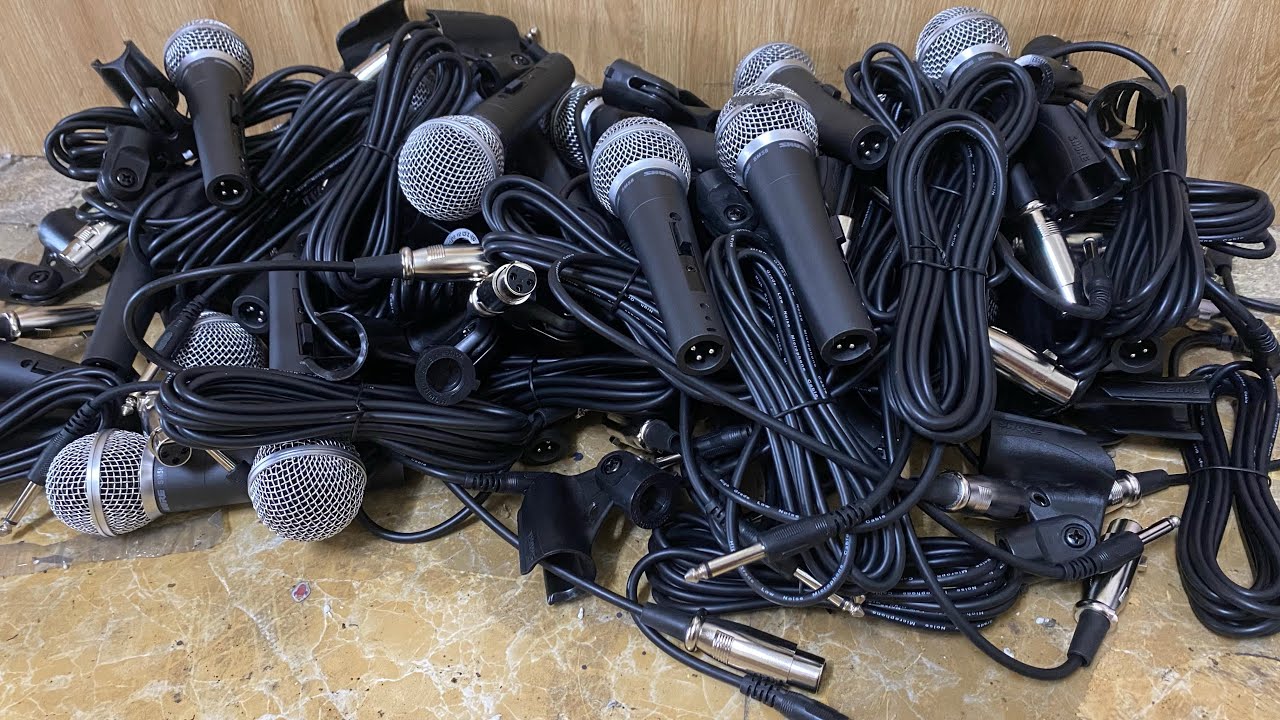 Mic d&acirc;y Shure MS 58 mic b&atilde;i nhưng c&ograve;n ngon lắm anh em ơi. Zalo.0986.488.986