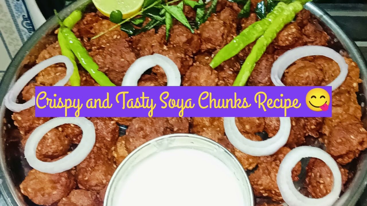 Crispy Soya Chunks Recipe😋#snacksrecipe#howtomakemilmakersnacks#athome             