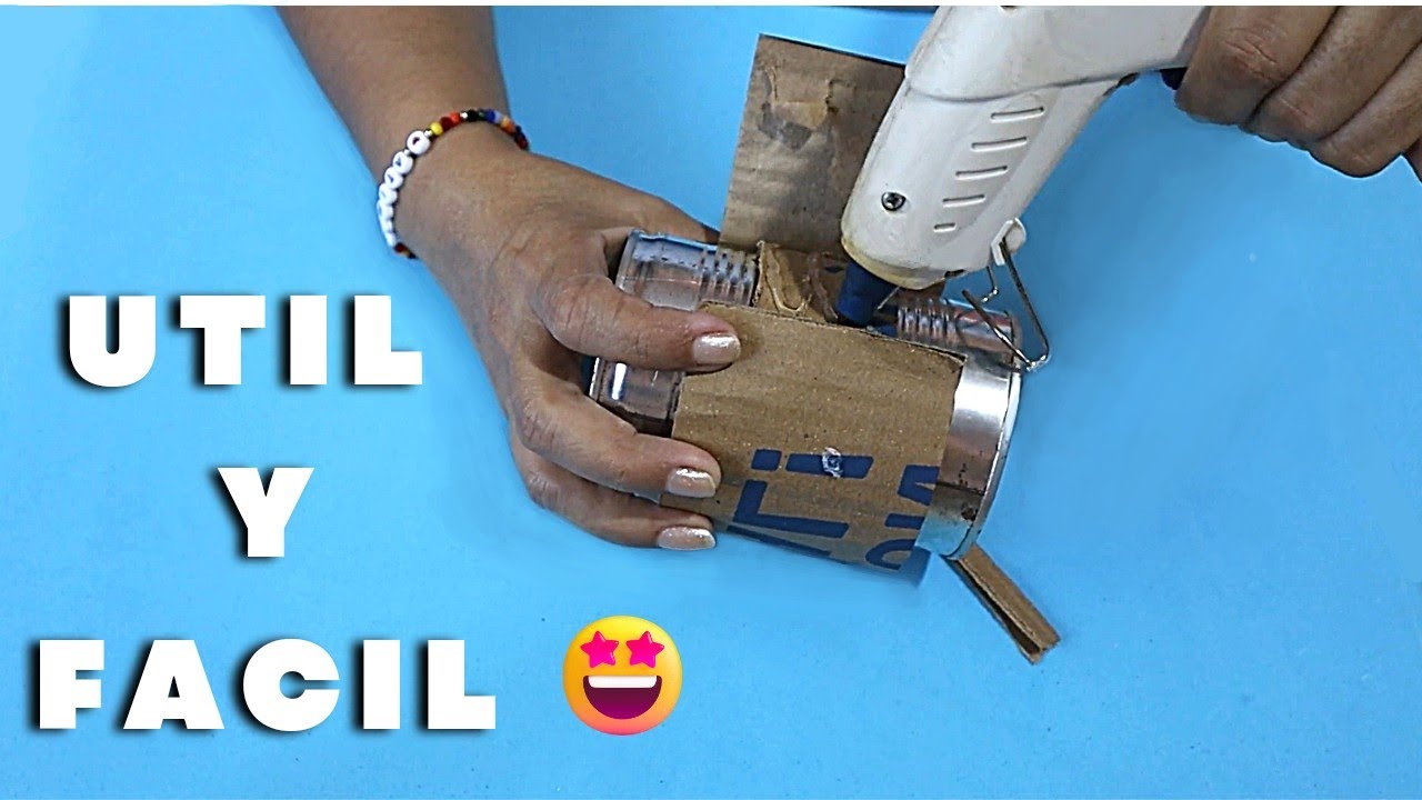 CON MATERIAL RECICLADO HICE UNA IDEA FACIL Y UTIL!!!