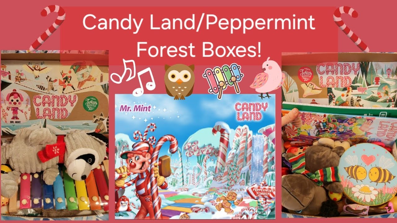Operation Christmas Child — распаковка наборов Candy Land/Peppermint Forest для мальчиков от 2 до...