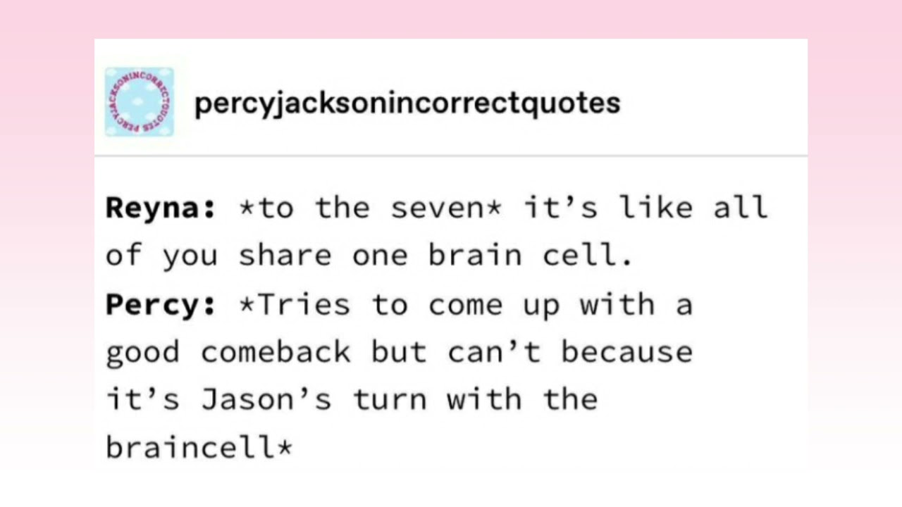 percy Jackson memes part 25