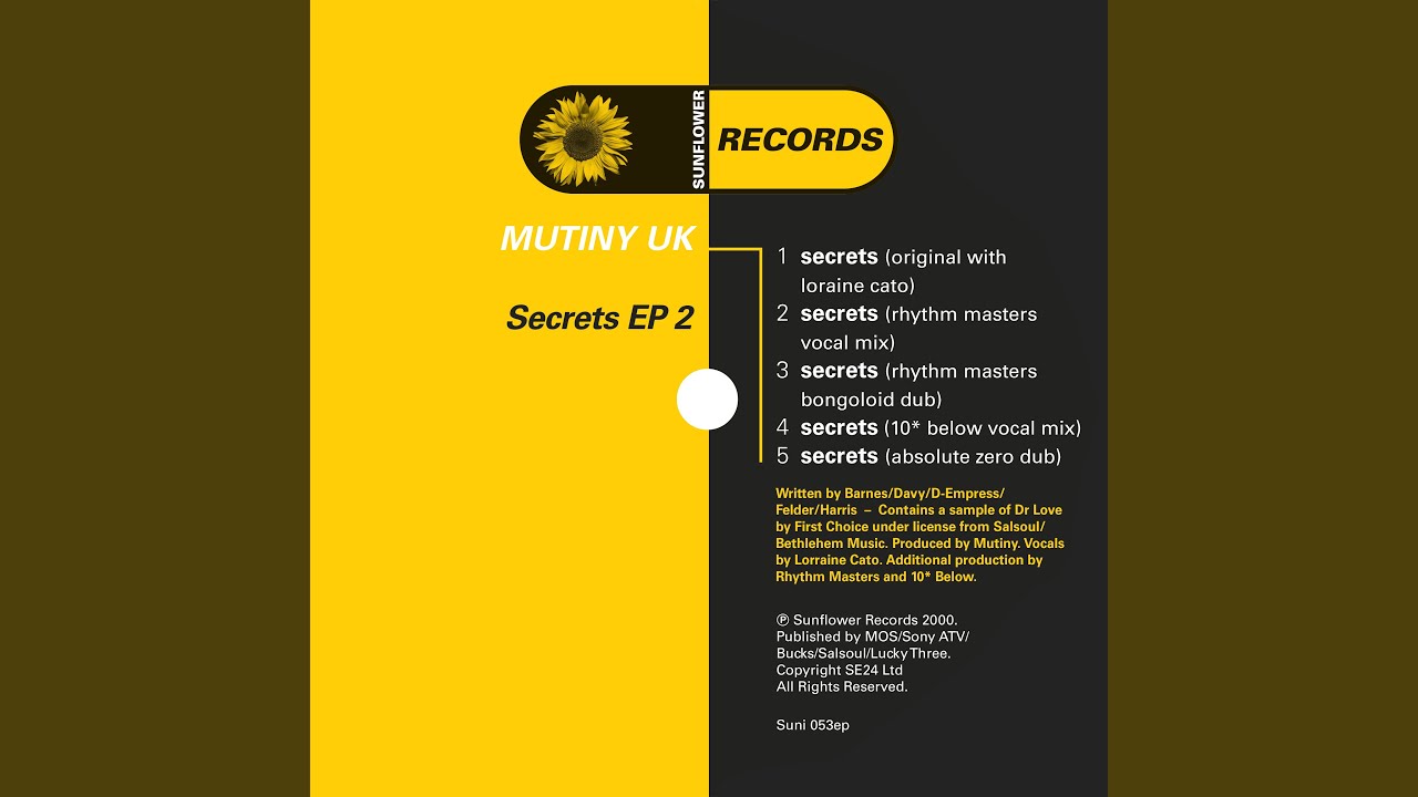 Secrets (feat. Lorraine Cato) (Rhythm Masters Vocal Mix)