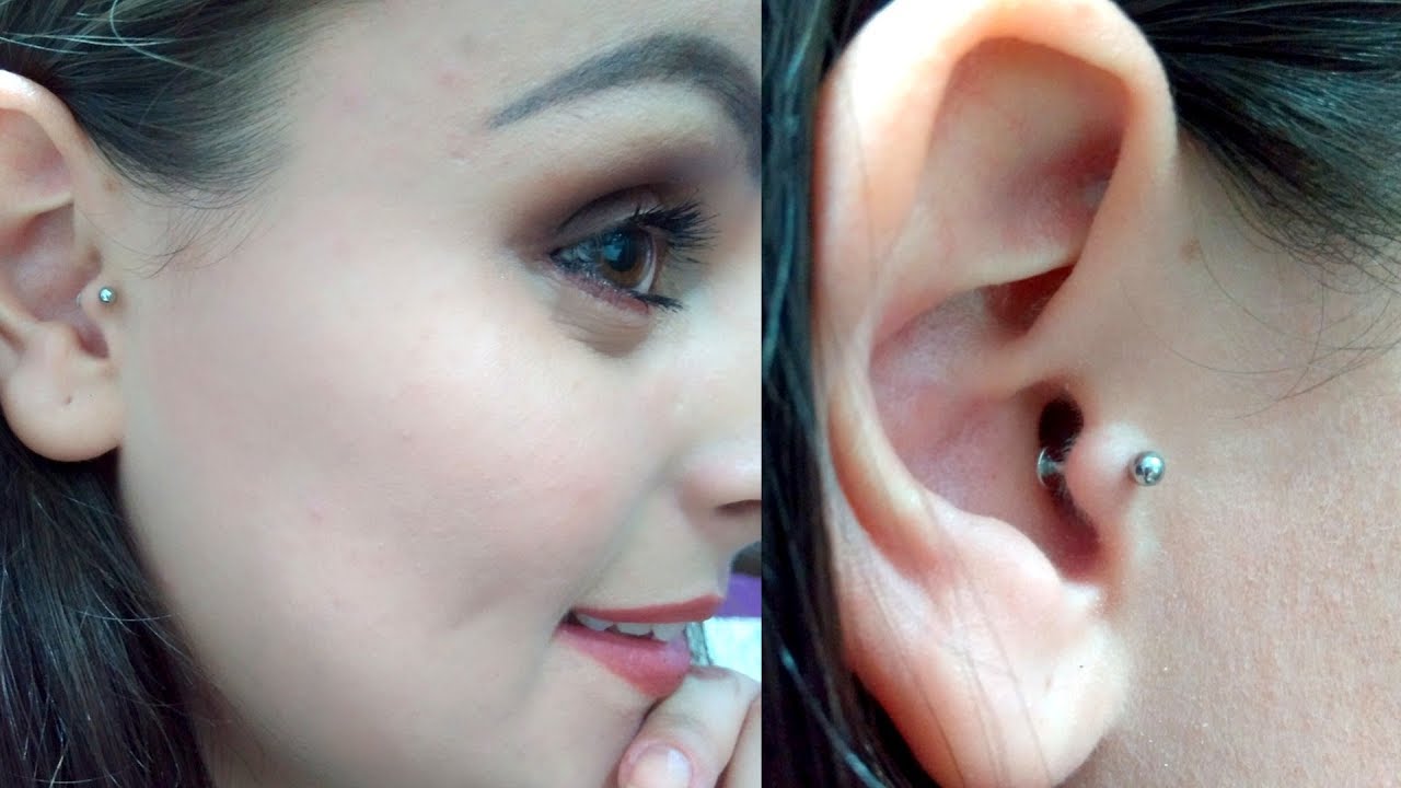 Como higienizar o Piercing no Tragus | By Cláu Oliveira