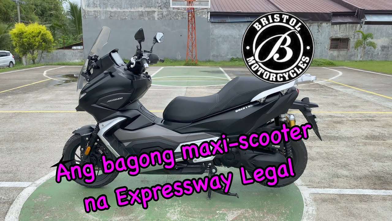 New Maxie 400 by Bristol Motorcycle - Expressway Legal na Scooter - Expressway Test Ride & Review