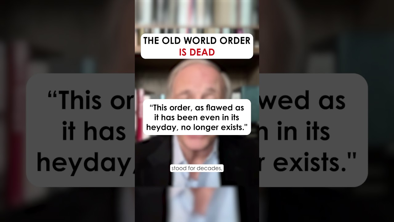 The Old World Order Is Dead