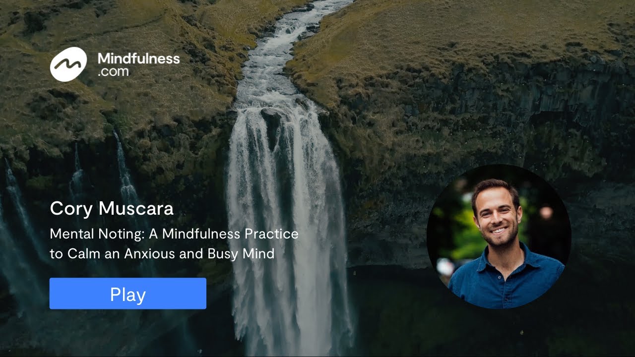 Mental Noting: A Mindfulness Practice to Calm an Anxious and Busy Mind