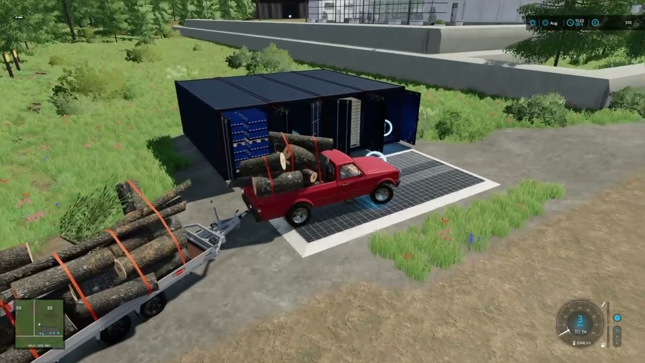 Fs22 survival challenge ep1 - happy Christmas 🎄 