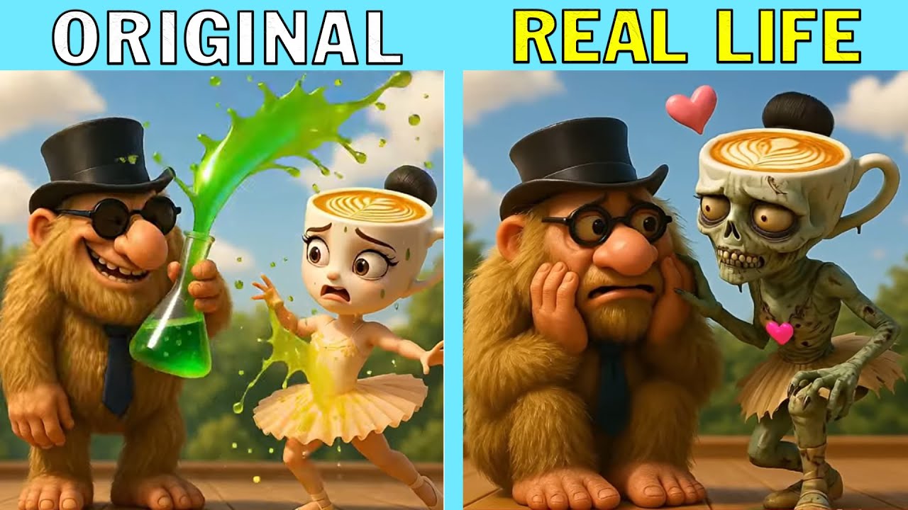 Brainrot memes love transformation | Brainrot Original vs Real life | Brainrot Animation