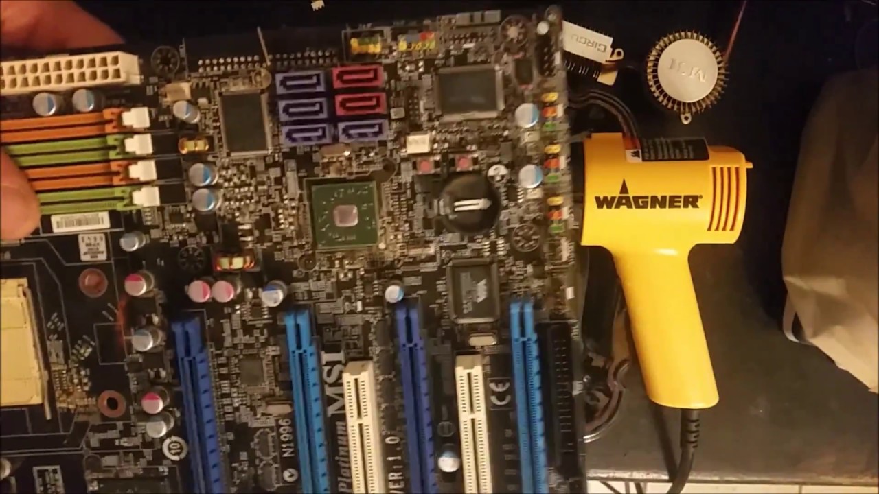 Removing electrical components from their PCB for recycling and reuse
