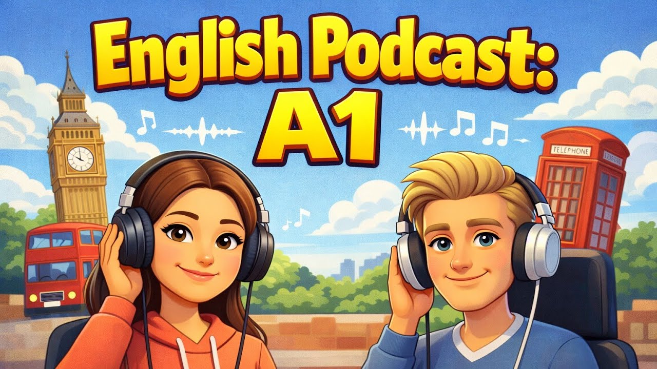 A1 slow English Podcast: Listen and Learn to Describe Everything!