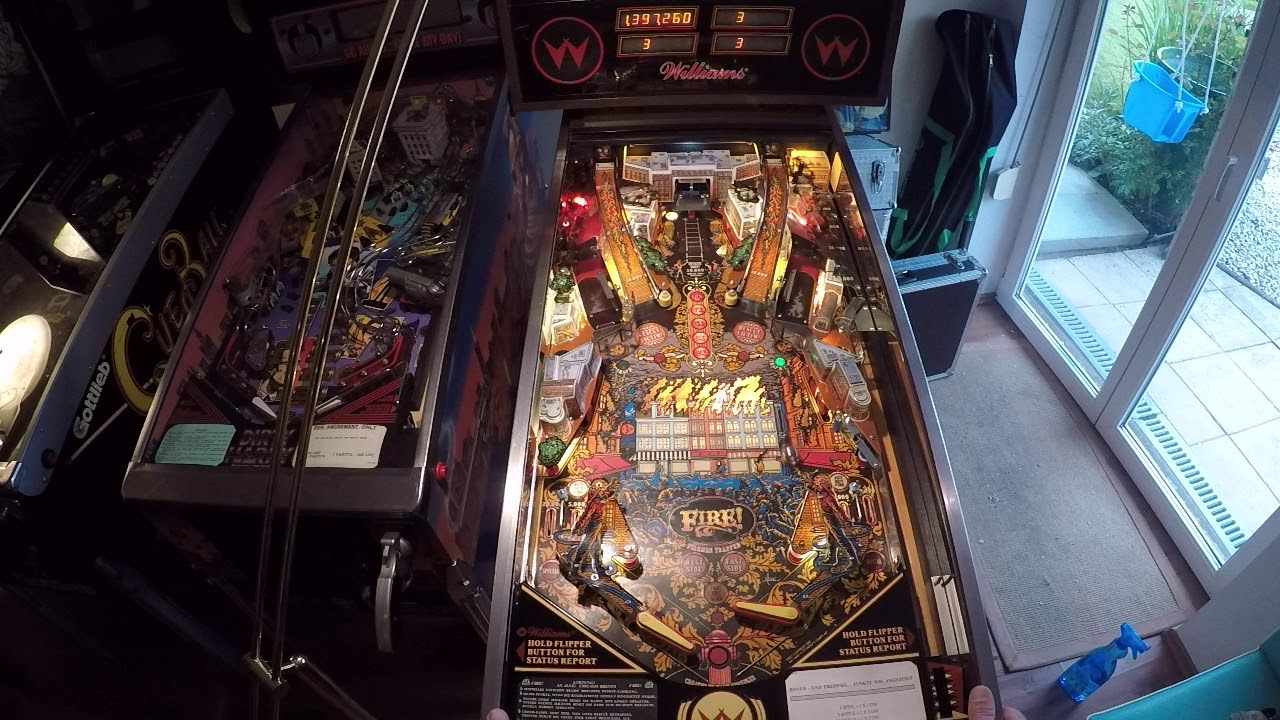 #41 Flipper Fire!, Gameplay Williams, Pinball Automat