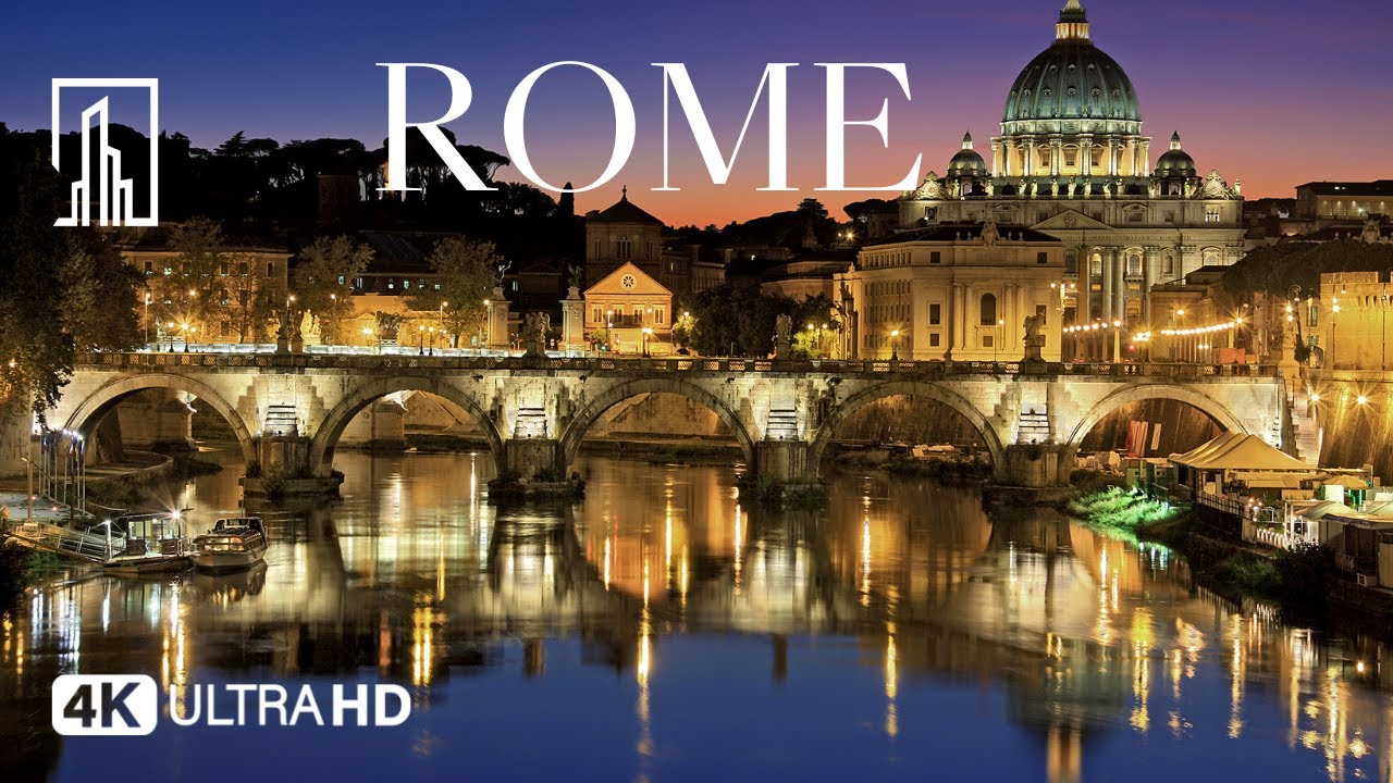 Rome, Italy 🇮🇹 in 4K ULTRA HD 60 FPS Video by Drone