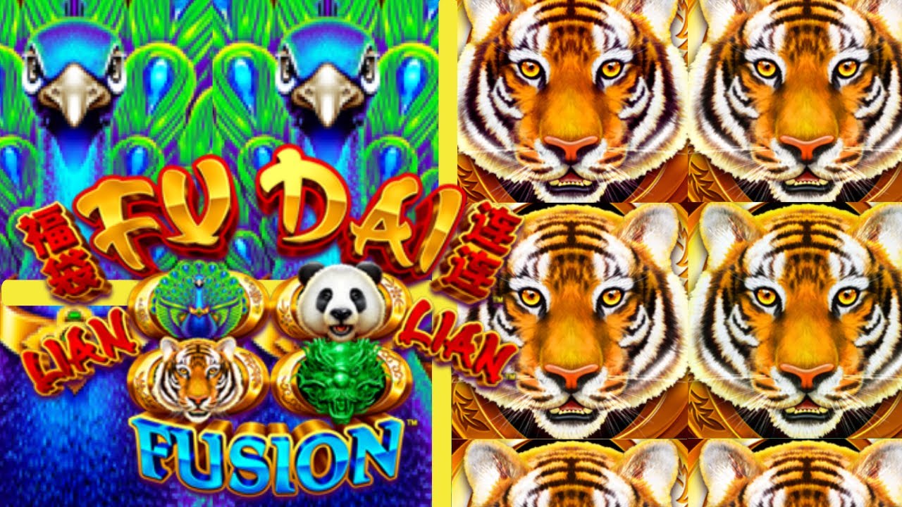 SUPER FREE GAMES! FU DAI LIAN LIAN FUSION 🦚🐯 Slot Machine (ARISTOCRAT GAMING)