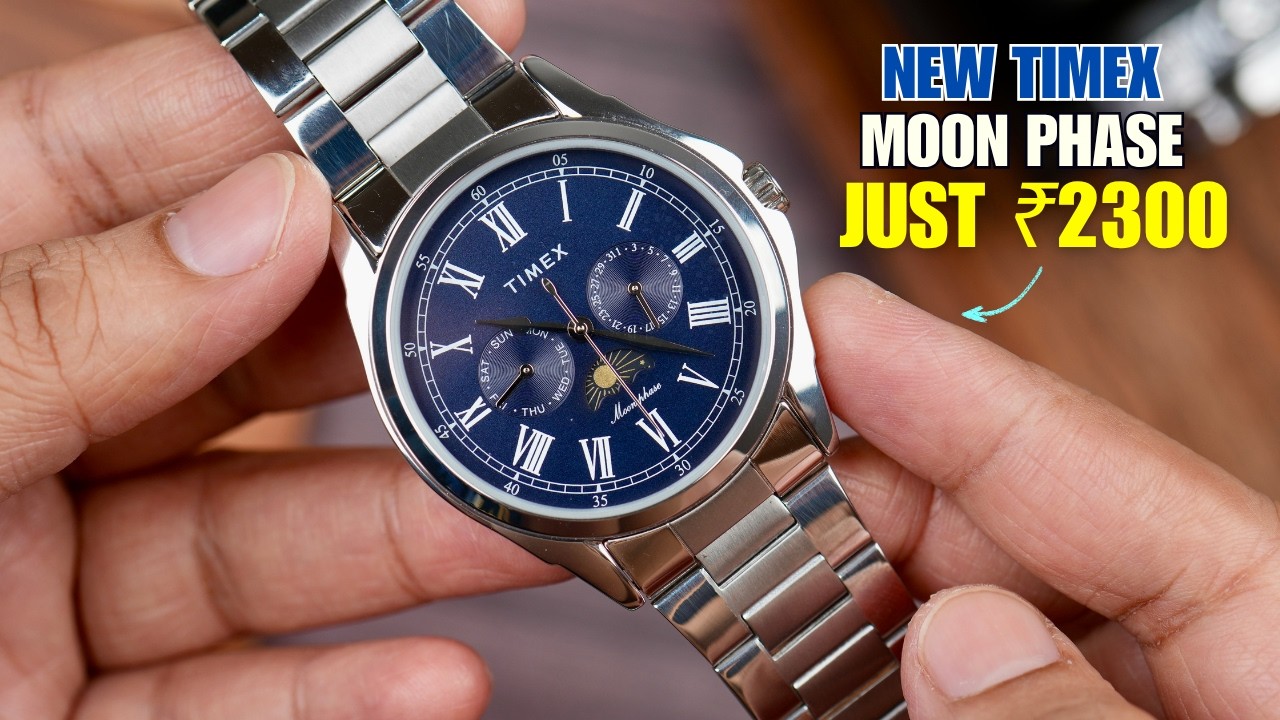 NEW LAUNCH! ⏱️ Timex Just Dropped a Moon Phase Under ₹2,300 (40% OFF)! 🤯