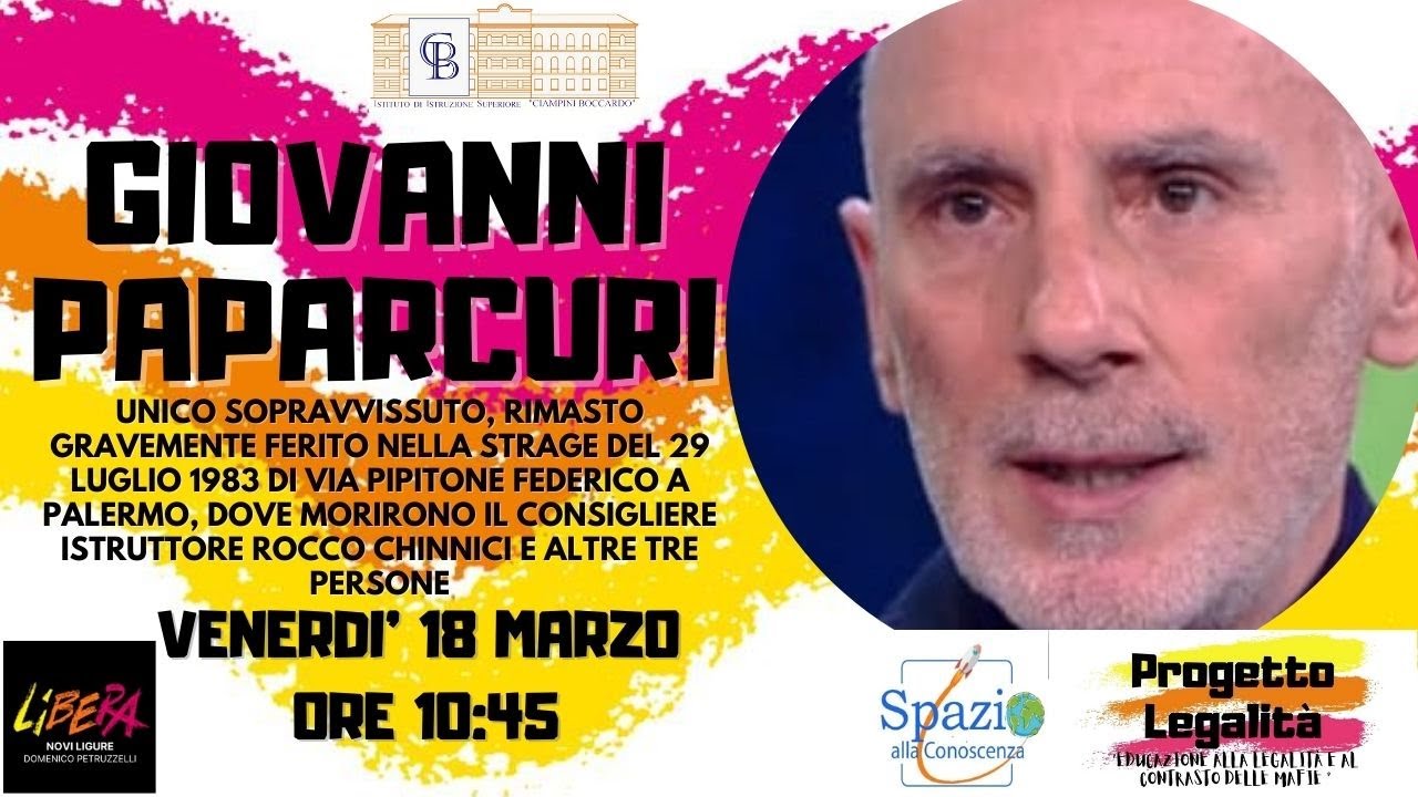 Progetto Legalità, Giovanni Paparcuri