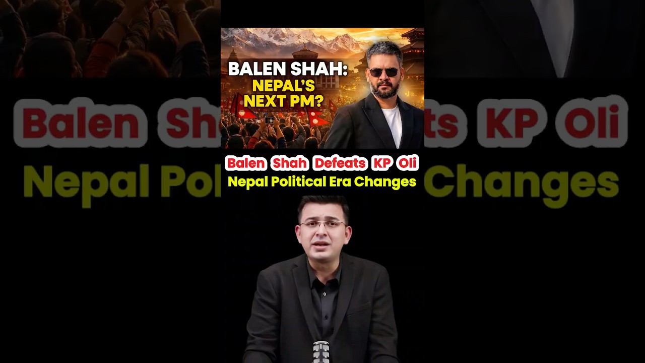Balen Shah Defeats KP Oli! Nepal Politics Turned Upside Down.. #donaldtrump #nepal  #iran