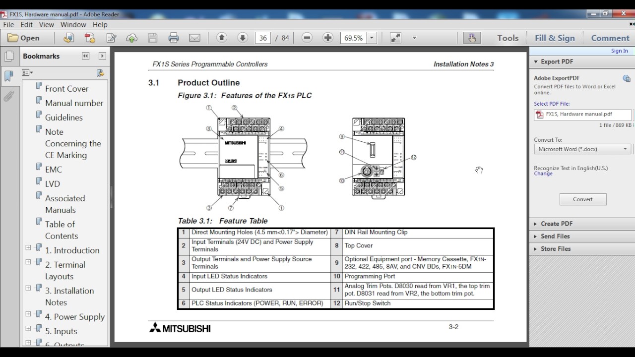 PLC FX1S
