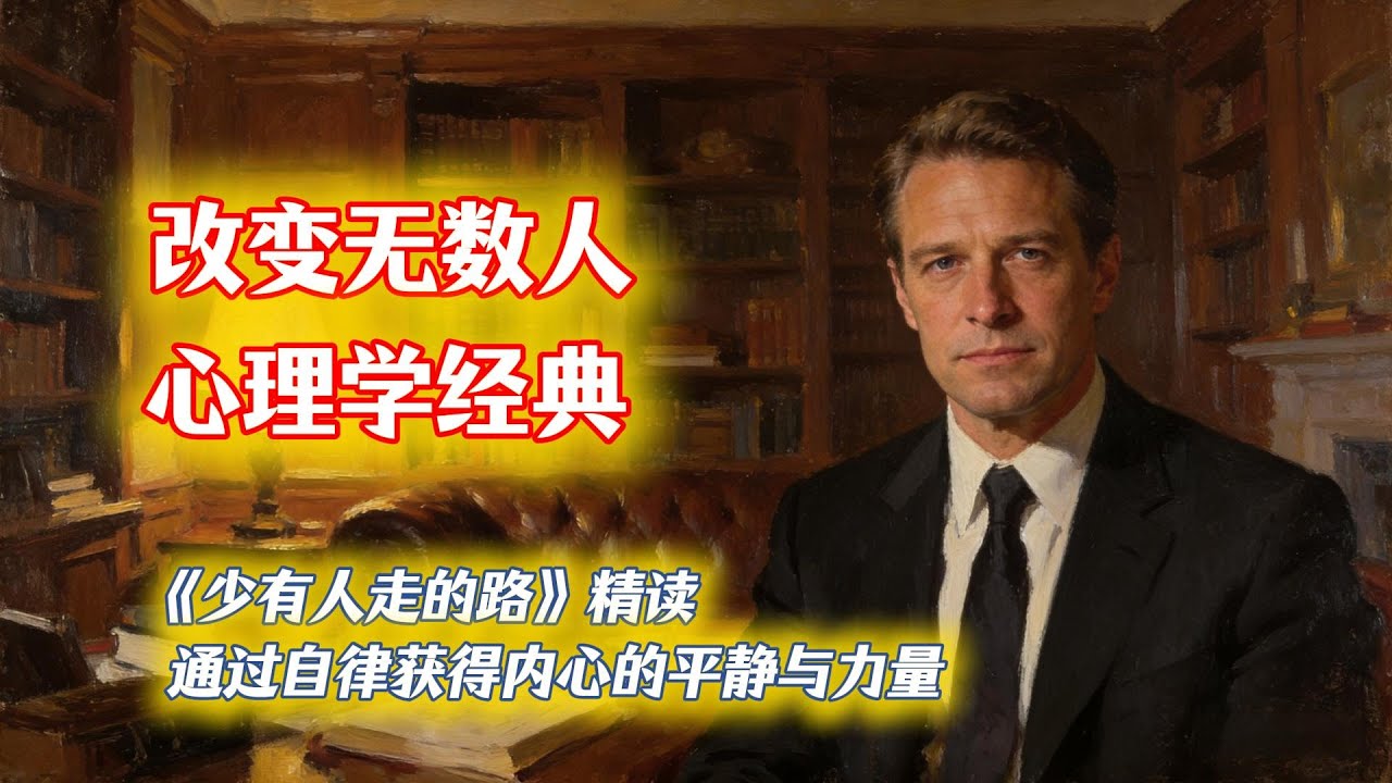你所有的人生问题，都源于逃避这两个字｜《少有人走的路》：自律是心智成熟的唯一路径！#少有人走的路 #个人成长 #精读好书 #好书分享 #认知