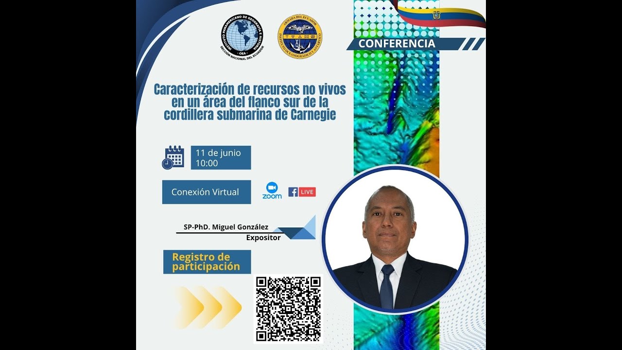INOCAR - Caracterización de recursos no vivos en un área de la cordillera submarina de Carnegie