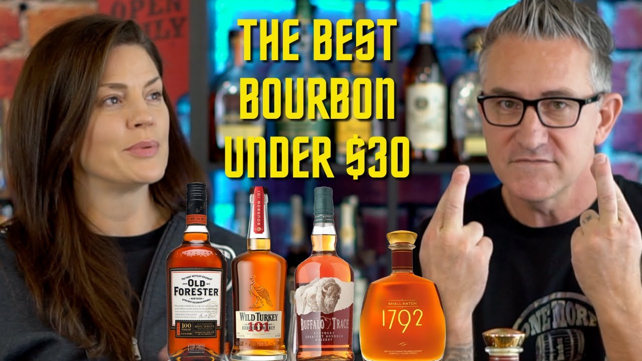 BEST BOURBON under $30 | Blind Tasting Buffalo Trace, 1792, Wild Turkey 101, Old Forester 100