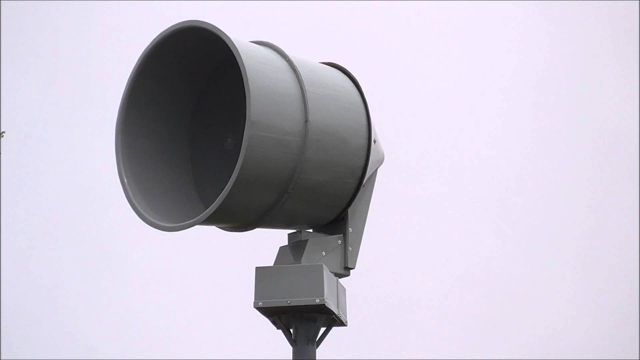 ACA P50 Tornado Siren Test Kenosha County WI 5/16/15