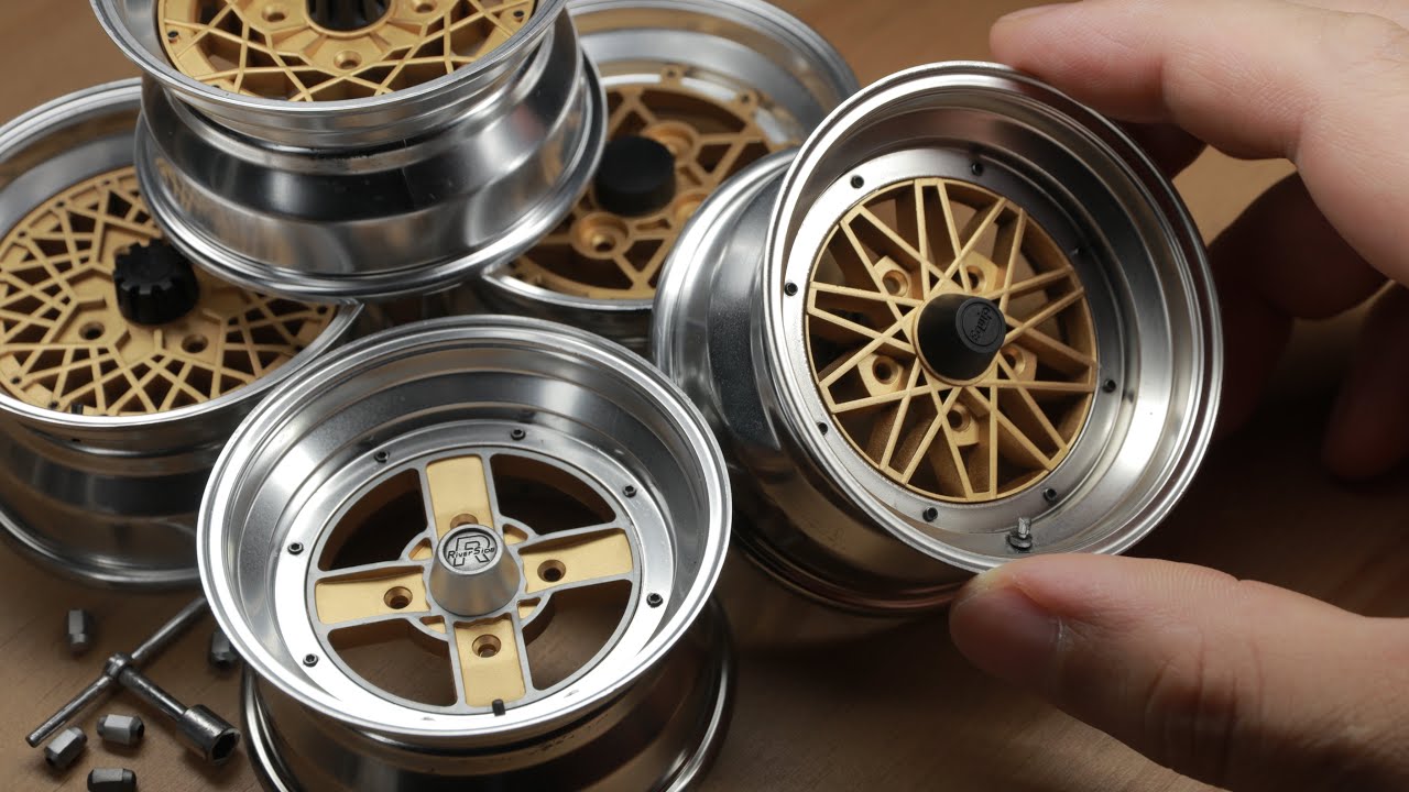 Building a Collection of Classic JDM Wheels From the 80s | 1/6 Aoshima
