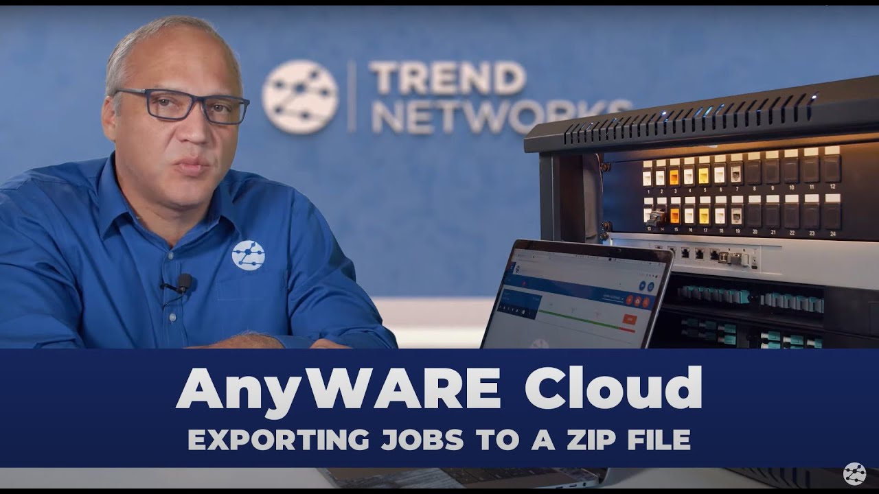 17 - AnyWARE Cloud – Exporting jobs to a zip file