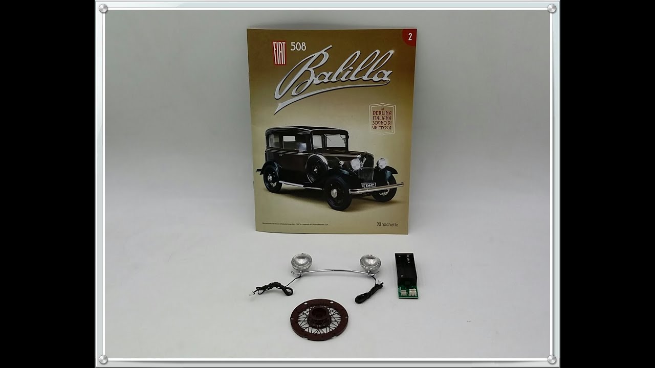 F.I.A.T. BALILLA 508 N 2 Soprannominata, tre marce, del 1932. Montaggio fari anteriori e cerchione.