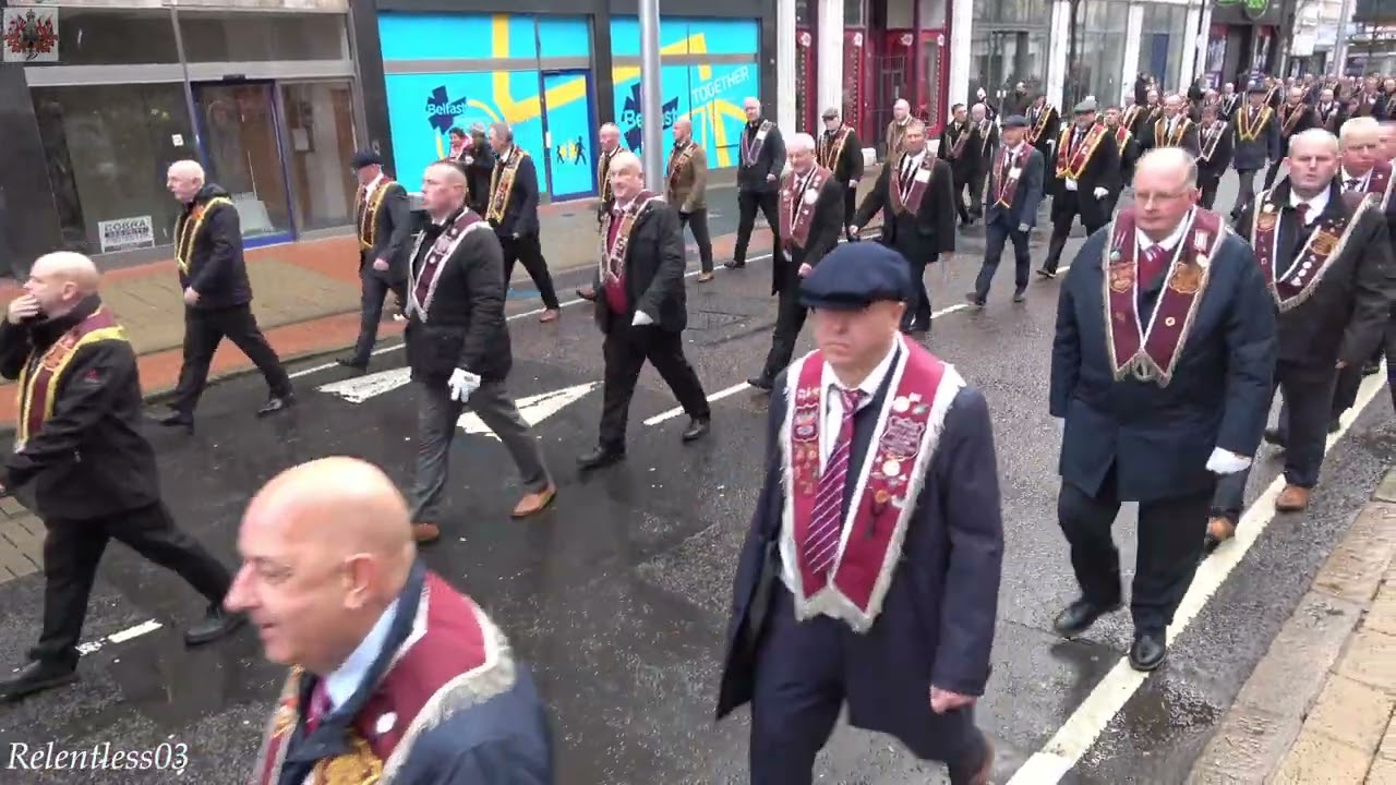 Burntollet S.O.U. (Full Clip 4K) @ ABOD Belfast Amalgamated Committee Parade ~ 12/11/22 (4K)