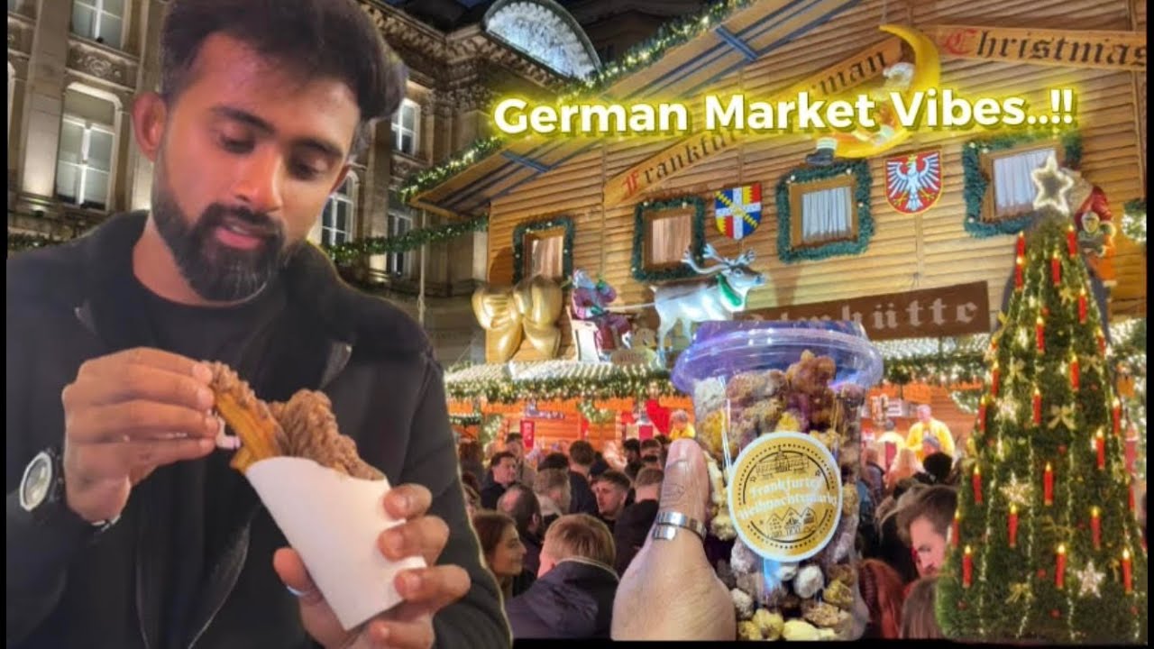 German Market Experience | Vlog 3 | Street Food and Christmas Spirit | Malayalam | English