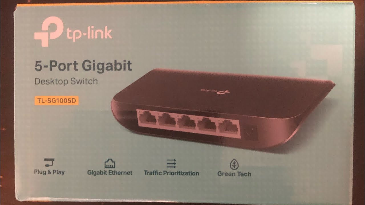 TP-Link 5 Port Gigabit Ethernet Network Switch - Unboxing And Configuration