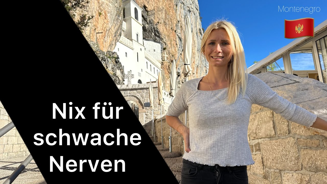 😱Mops ist total angespannt | Kloster Ostrog | Montenegro Tour #7