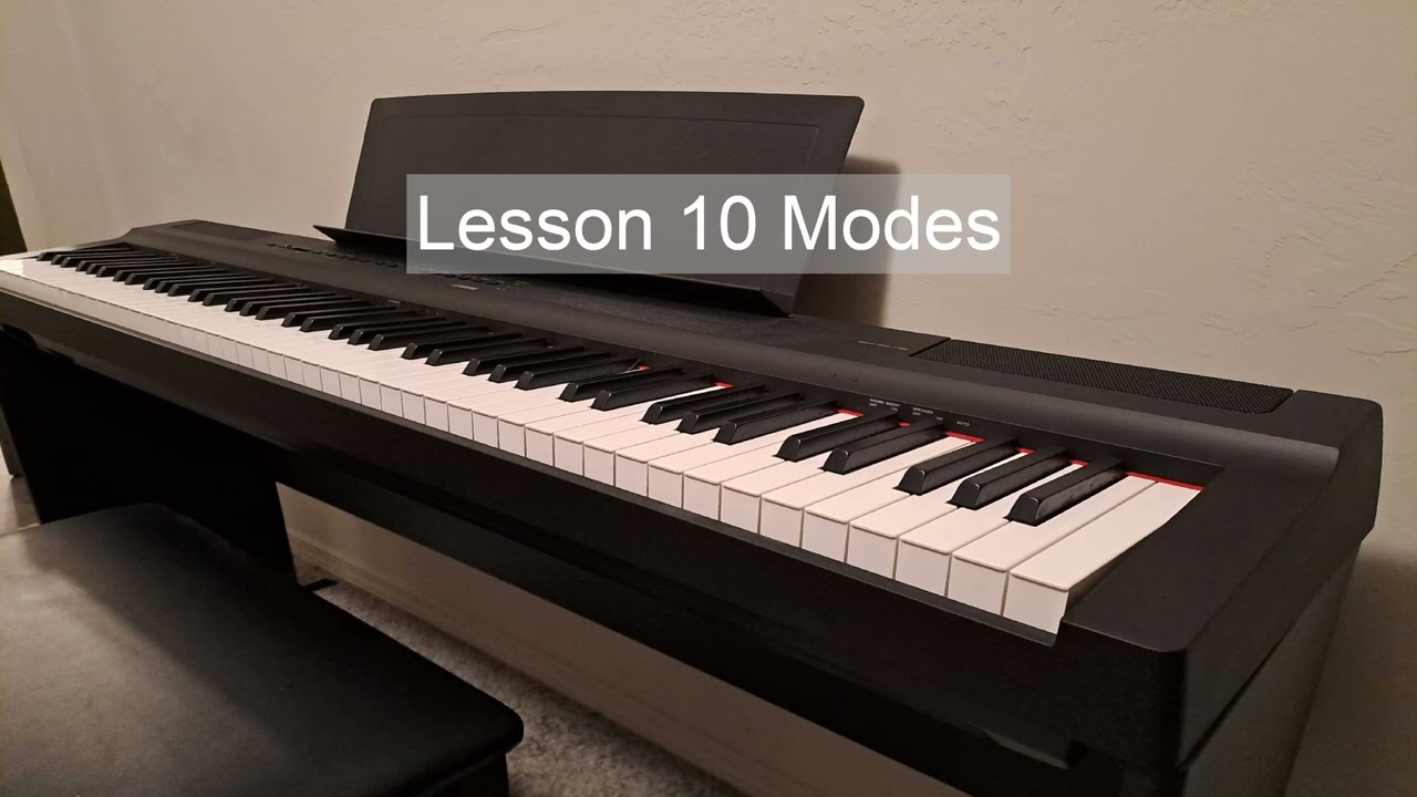 Piano For The Blind Lesson 10 Modes