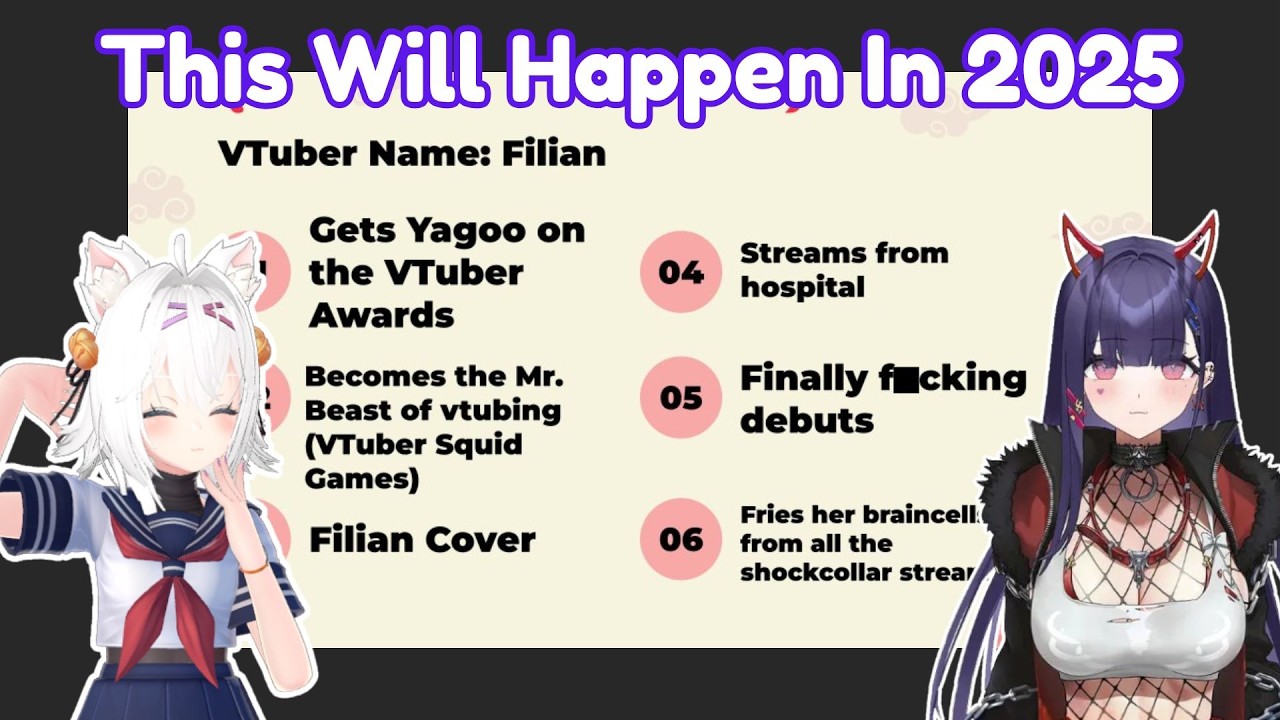 Filian And Numi React Bao's 2025 VTuber Predictions