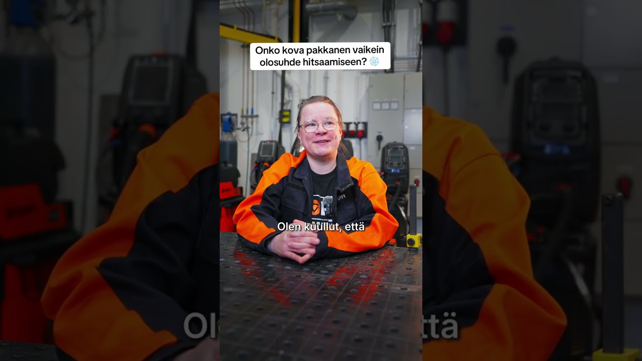 Hitsaamien kovassa pakkasessa 🥶