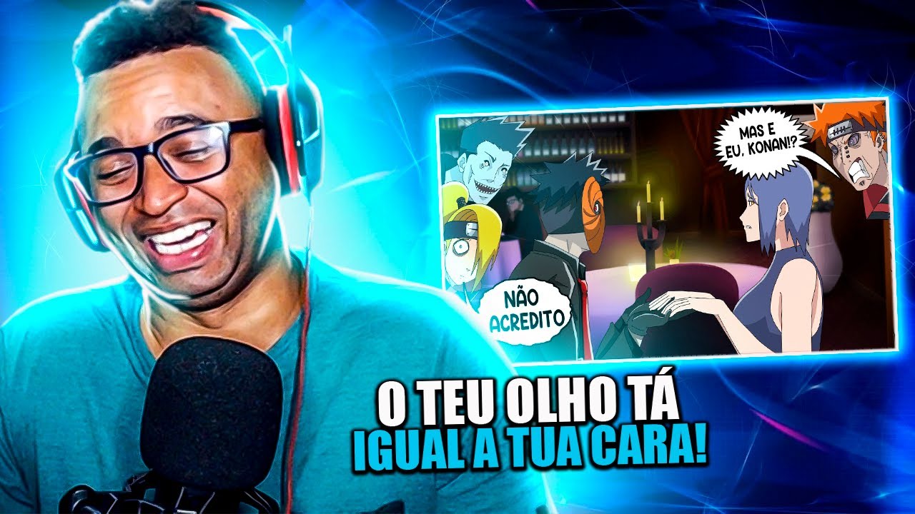 REACT | O ENCONTRO DO TOBI E KONAN (ANIMAÇÃO/PARÓDIA) - Voice Makers