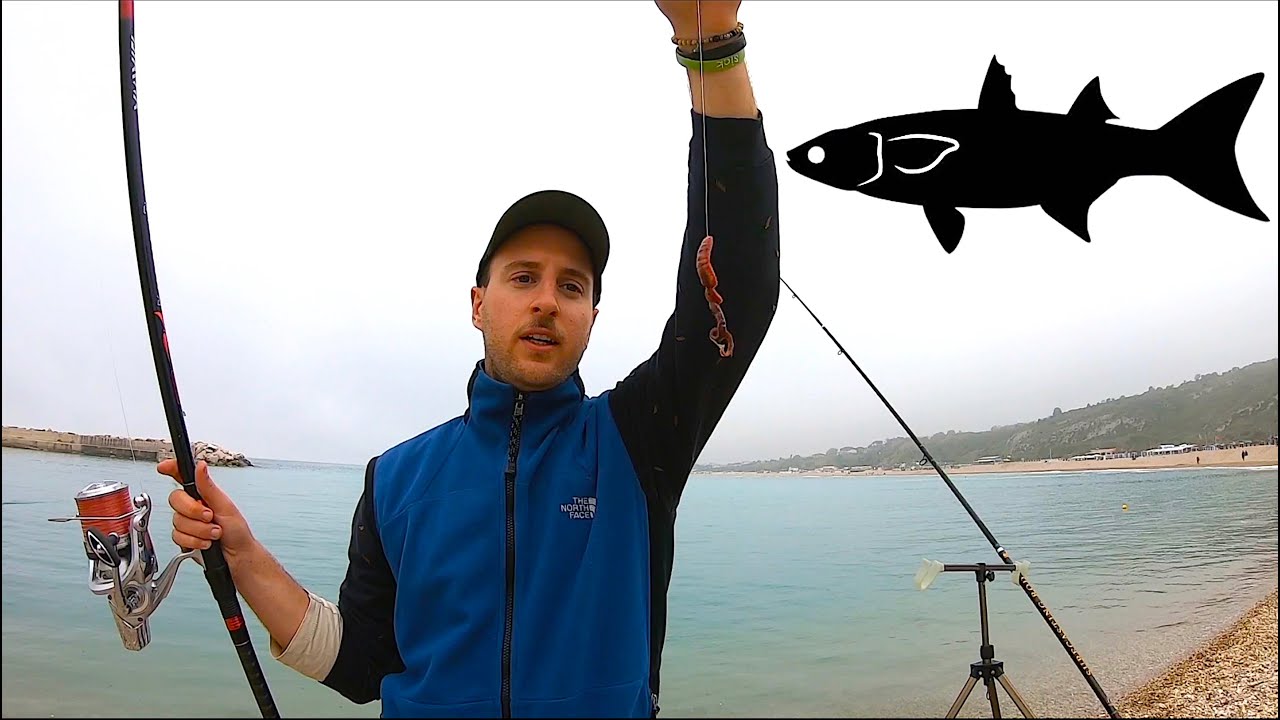 Una Cattura INASPETTATA Pescando a Fondo con i Vermi! Pesca dalla Spiaggia in Mare a Primavera