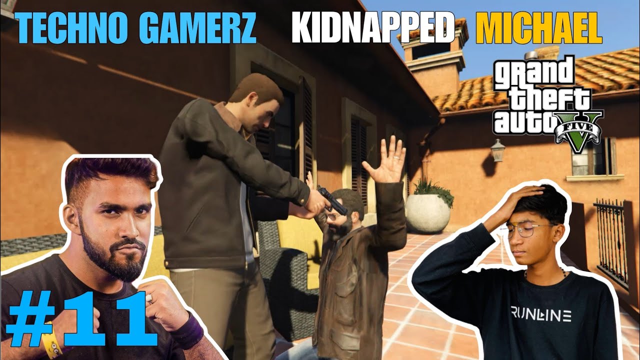 Techno gamerz Kidnapped Michael | GTAV Gameplay | GTA V | #11 | Gamewithchintu |