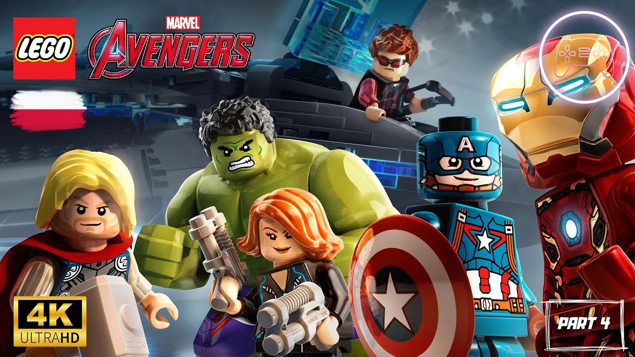 LEGO MARVEL'S AVENGERS PL [PC] PART 4 [CAŁA GRA] [GAMEPLAY] [WALKTHROUGH] | NO COMMENTARY 4K 60ᶠᵖˢ