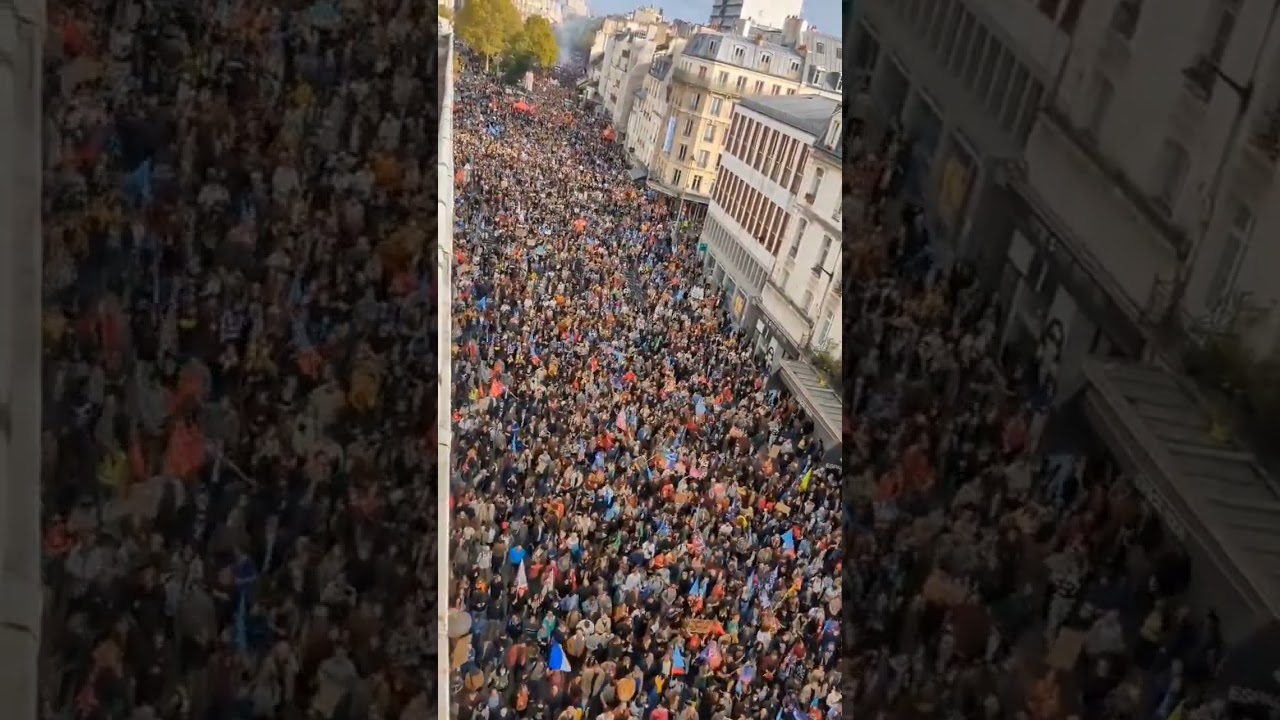 france protest against nato #short #paris