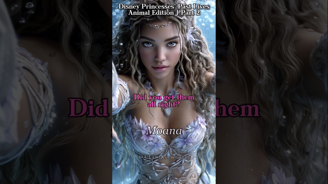 Disney princesses who became mythical creatures
