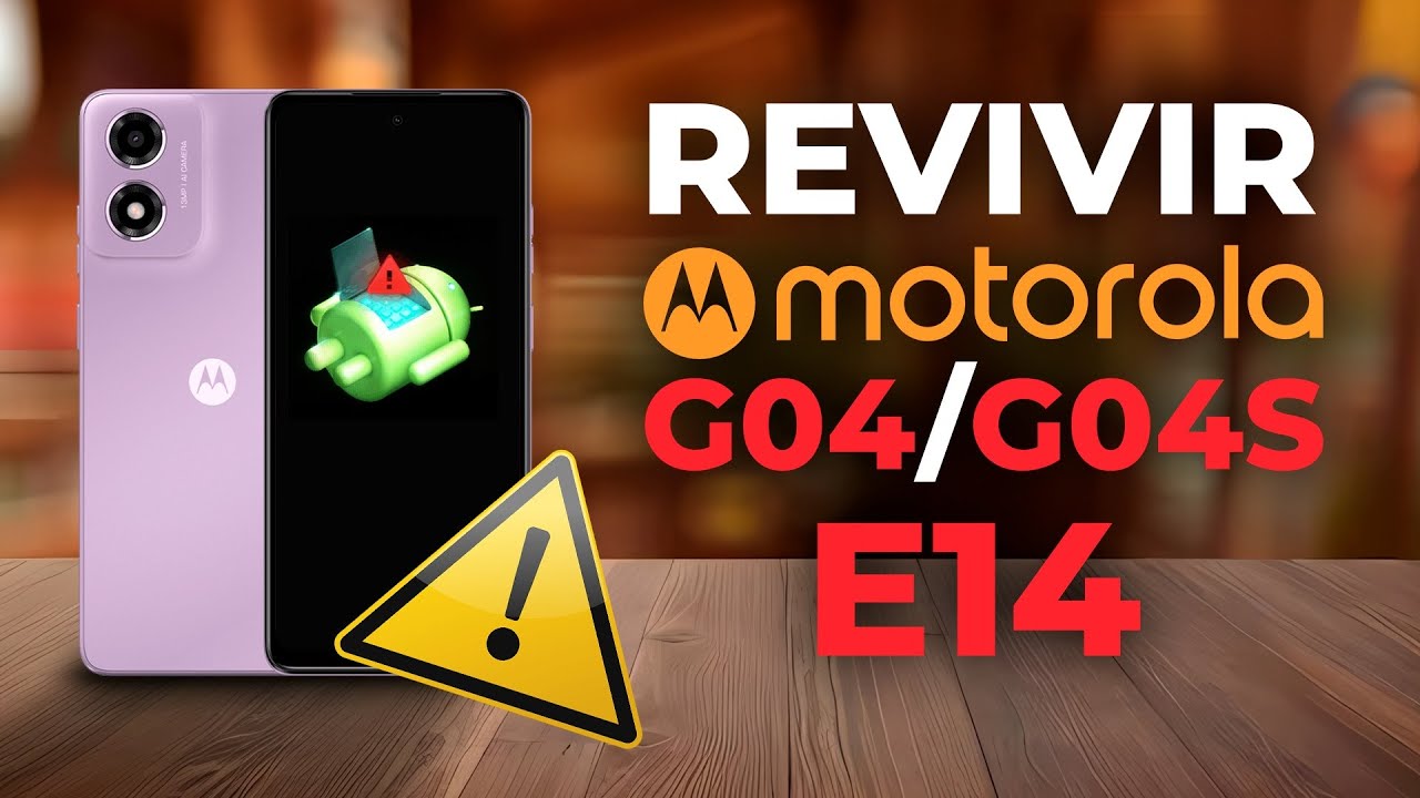 Revivir Moto G04 G04S E14 / fix brick dead boot repair free gratis