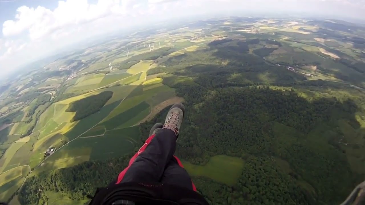 Flug vom Donnersberg nach Olsbrücken in Erinnerung an Marcus