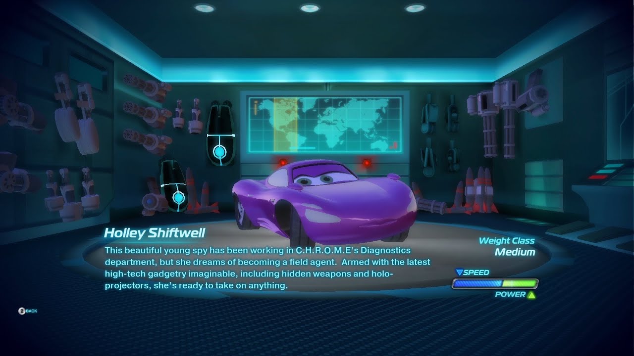 Cars 2 PC - Holley Shiftwell Gameplay
