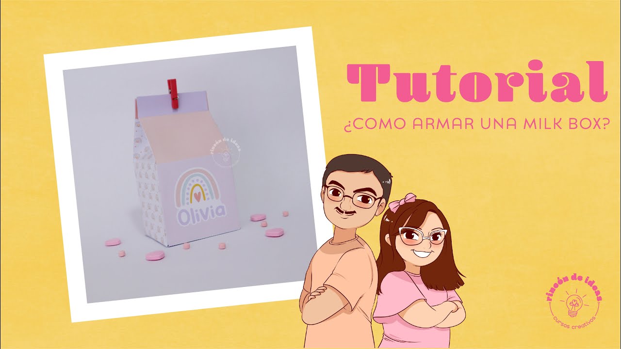 ¿Cómo armar una Milk Box? Tutorial - Candy Bar-