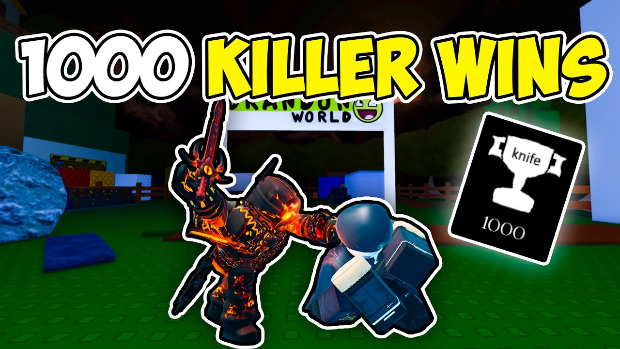 PEGANDO 1000 VITÓRIAS DE KILLER no FORSAKEN | ROBLOX