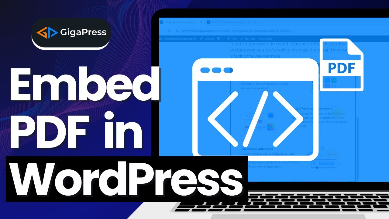 How to Embed a PDF in WordPress