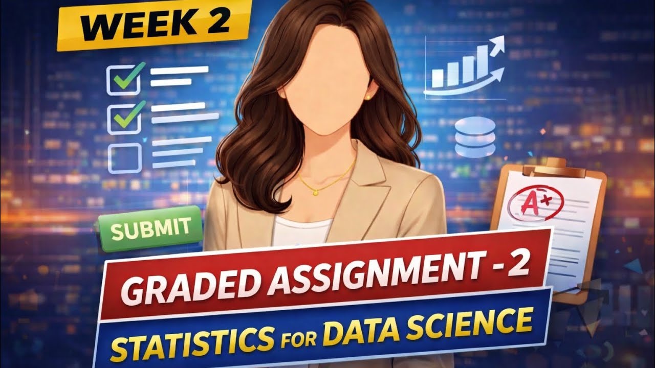 Week 2 Graded Assignment – 2 | statistics for data science| Complete Solution