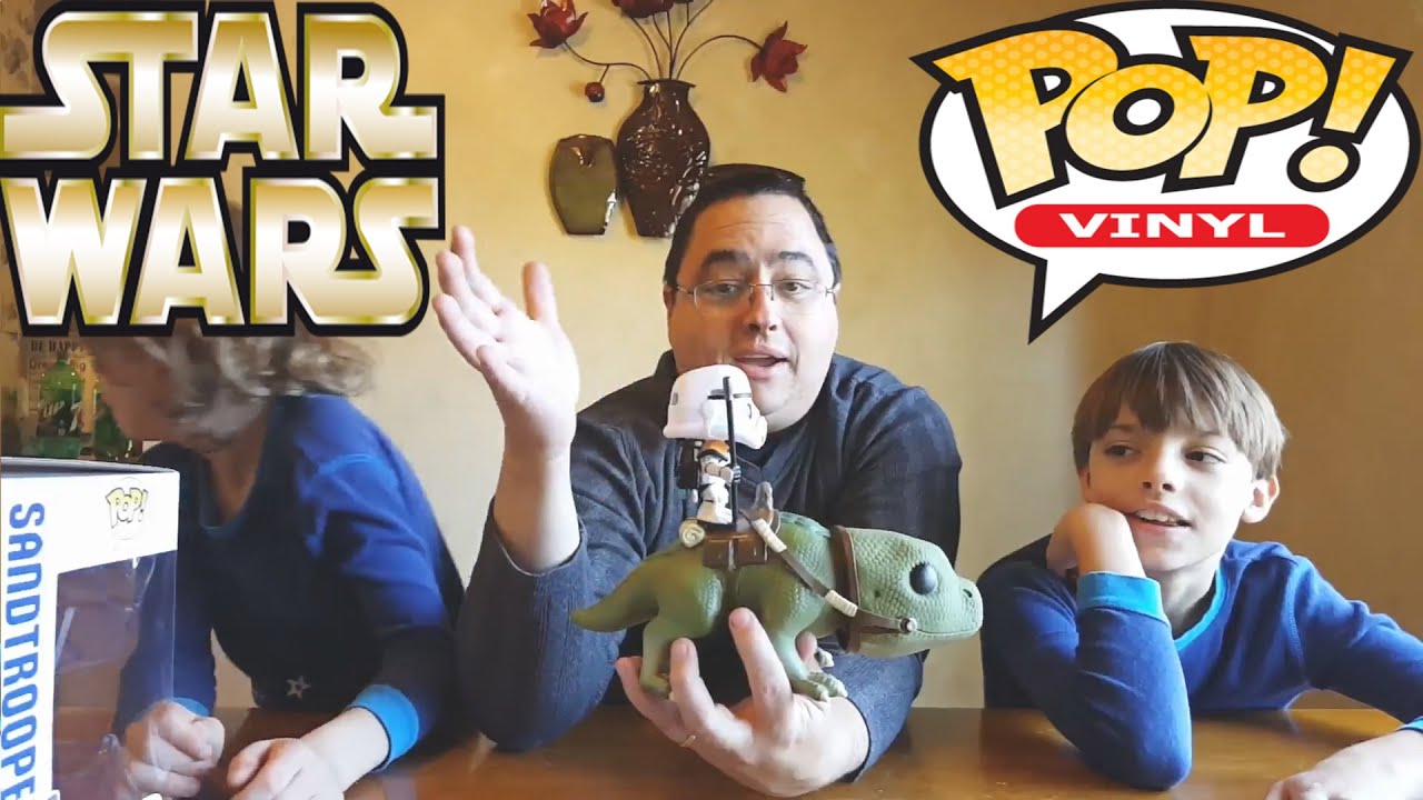 Funko Walmart Exclusive Star Wars Sandtrooper and Dewback POP Unboxing